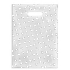 Sherman Dental TEETH LINE ART SCATTER BAG 7" x 10"